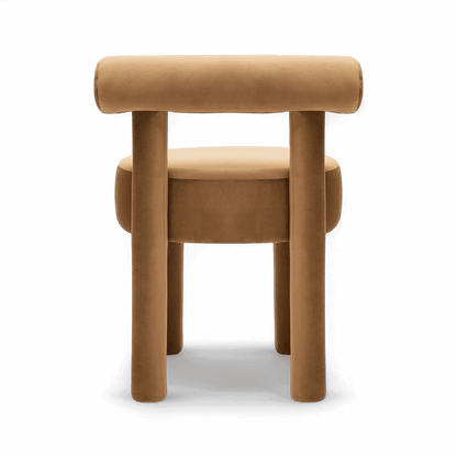 Arch Camel Velvet Dining Chair