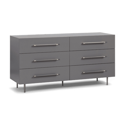 Glade Grey 6 Drawer Dresser