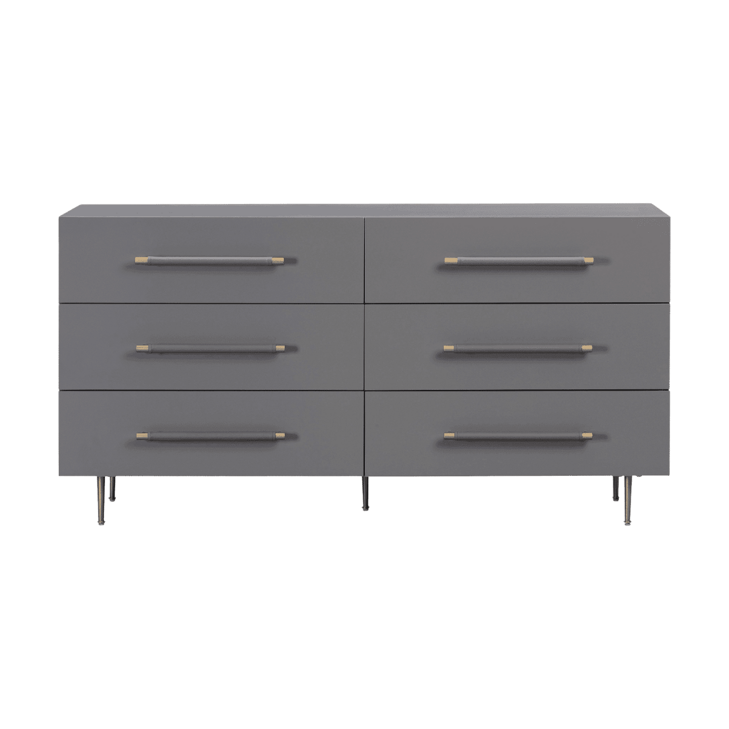 Glade Grey 6 Drawer Dresser