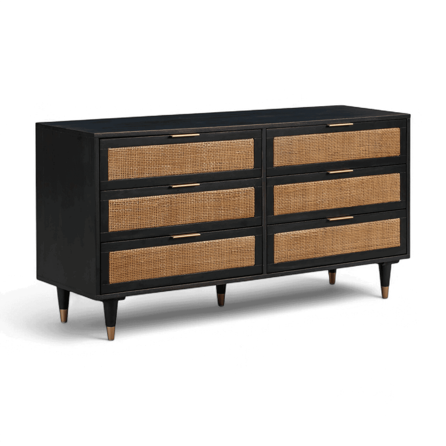 Ignis Noir 6 Drawer Dresser