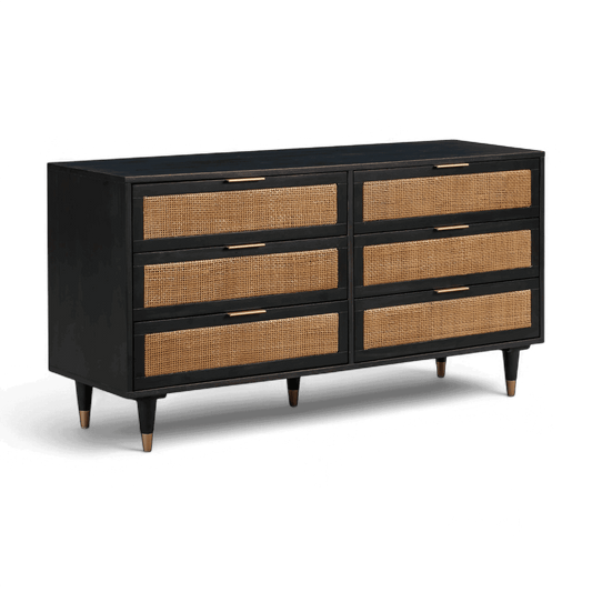 Ignis Noir 6 Drawer Dresser