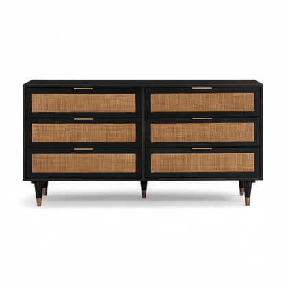 Ignis Noir 6 Drawer Dresser