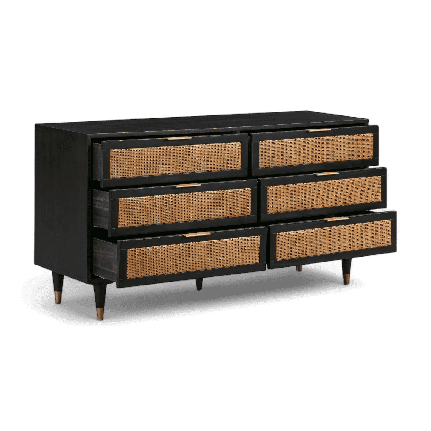 Ignis Noir 6 Drawer Dresser