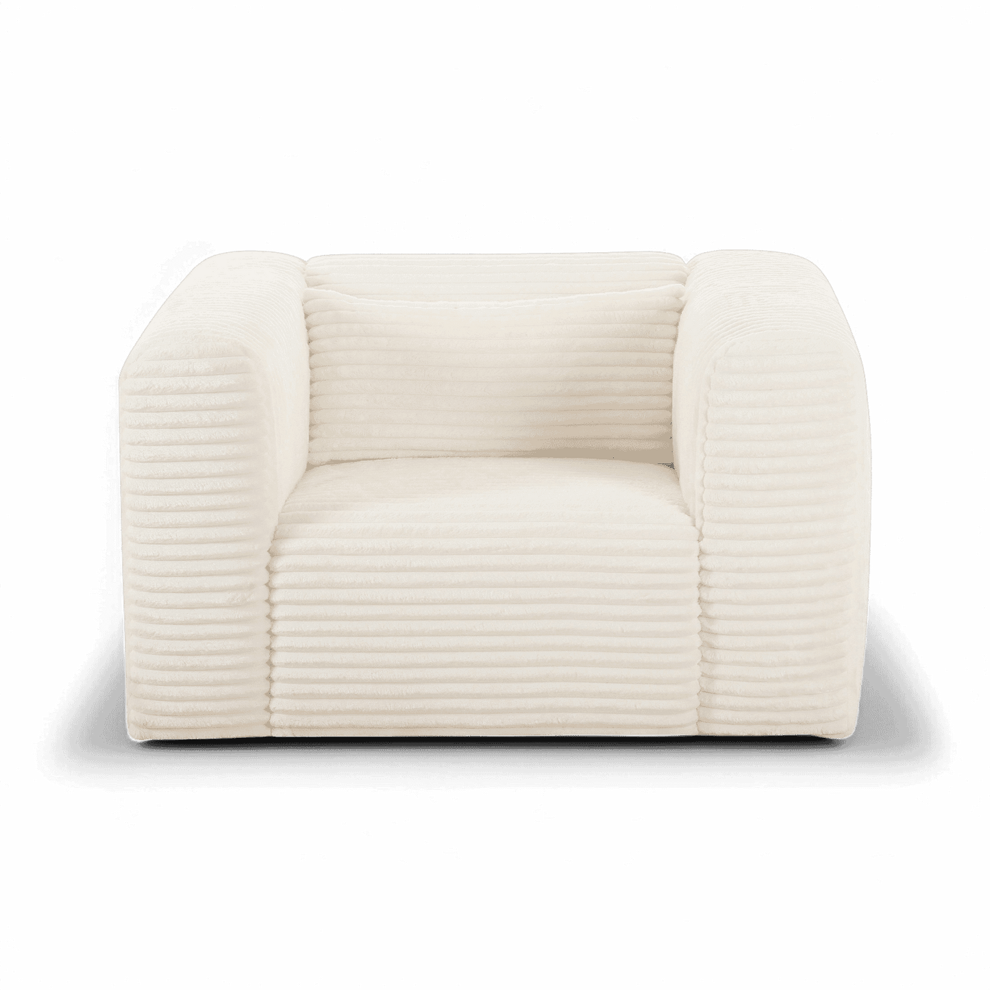 Whisper Beige Corduroy Armchair