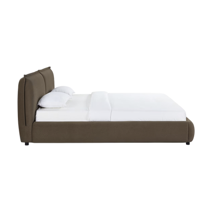 Mahogany?Velvet Queen Bed