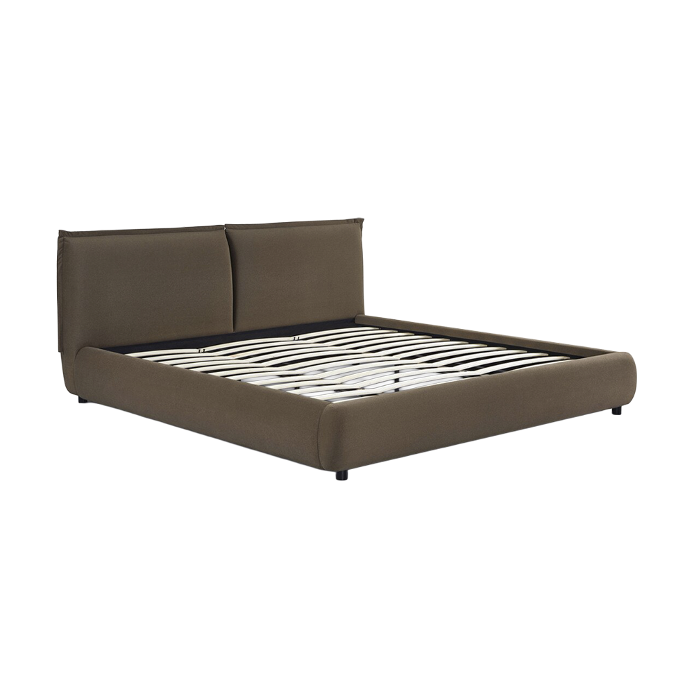 Mahogany?Velvet Queen Bed