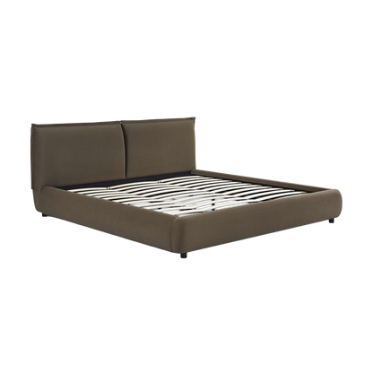 Mahogany?Velvet Queen Bed