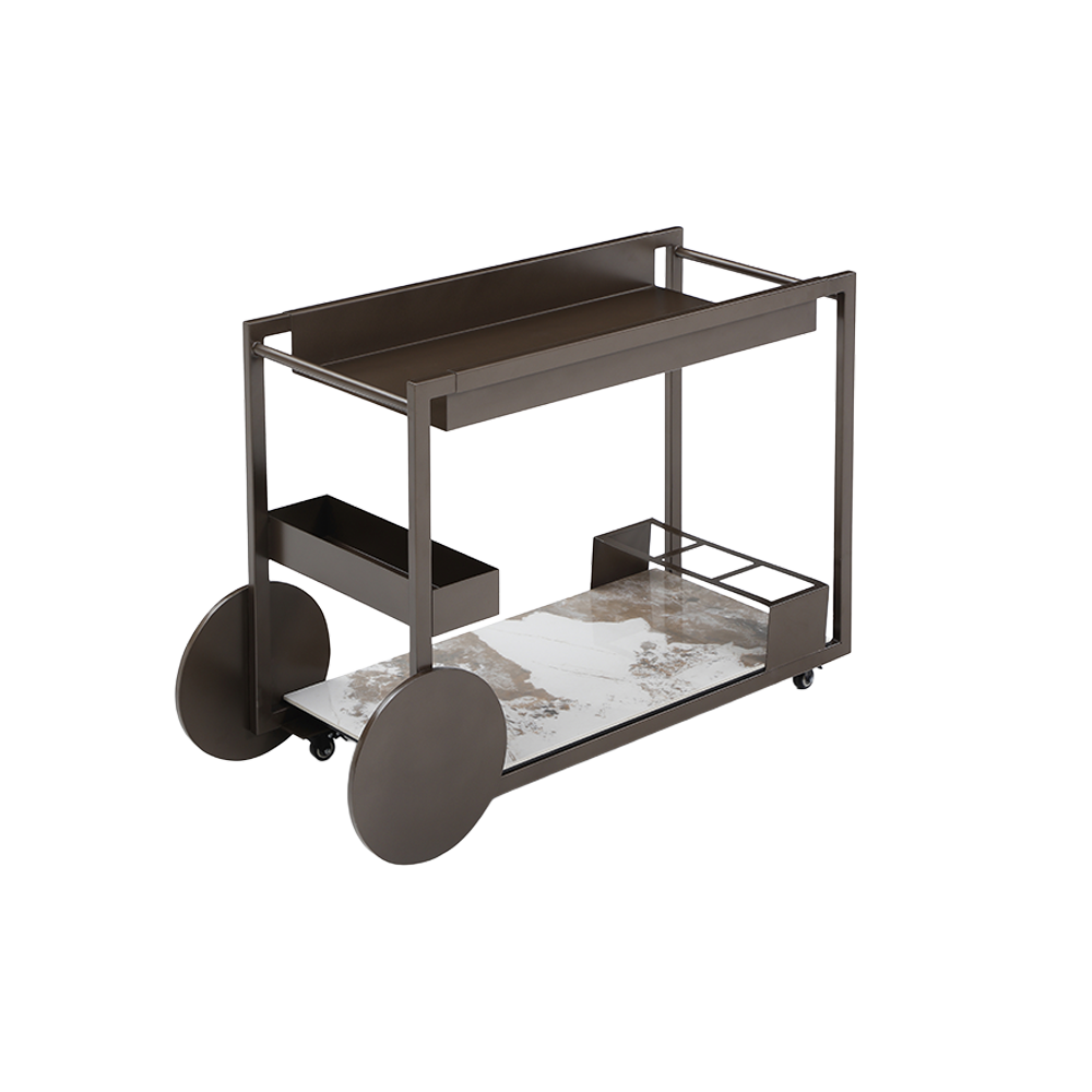 Marais Bar Cart Bronze