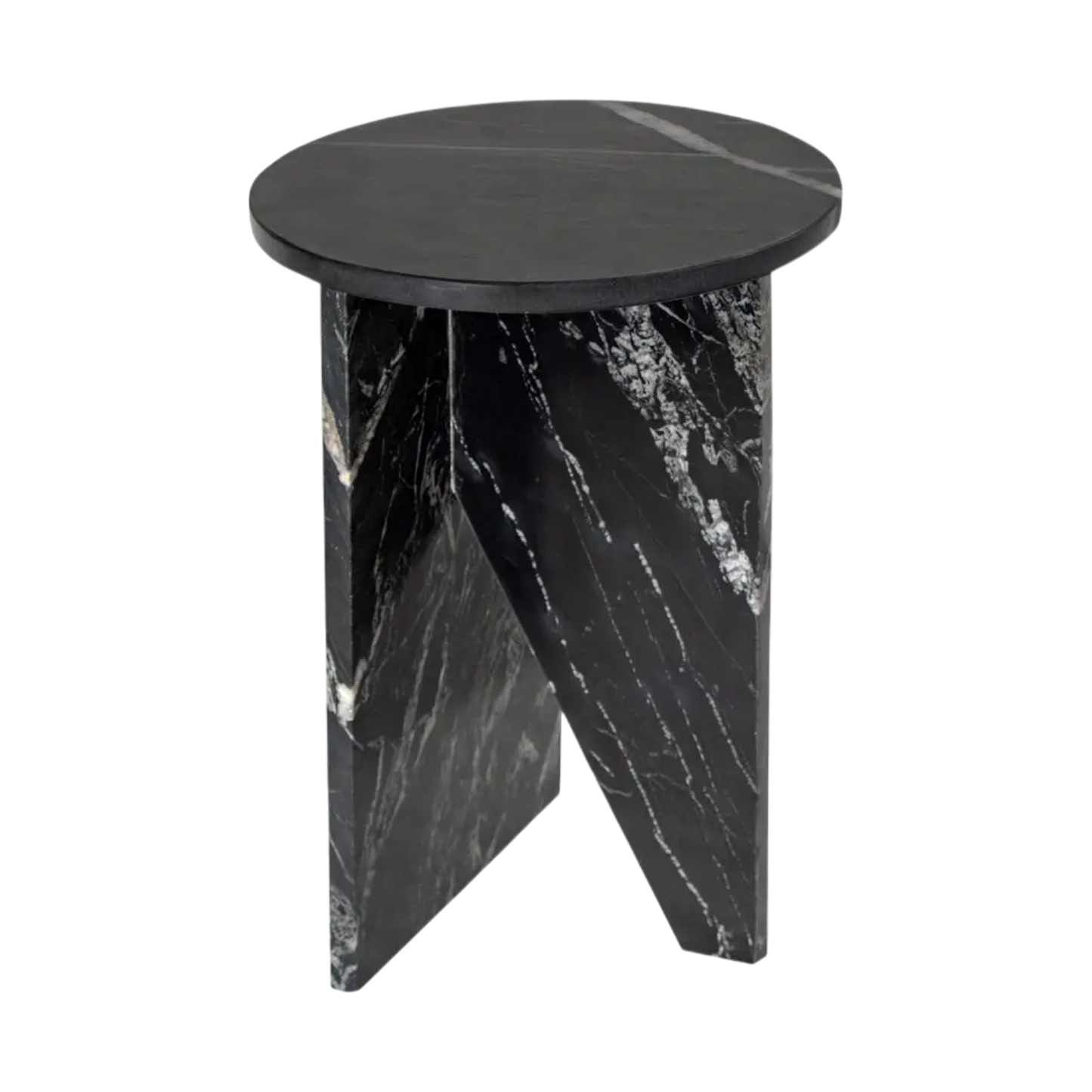 Murano Accent Table Black