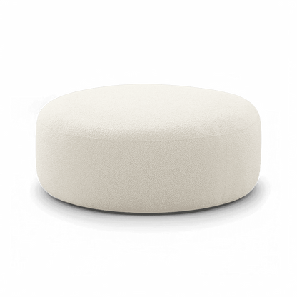 Horizon Cream Boucle Ottoman