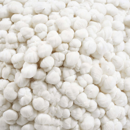 Nexus Cream Woven Pouf