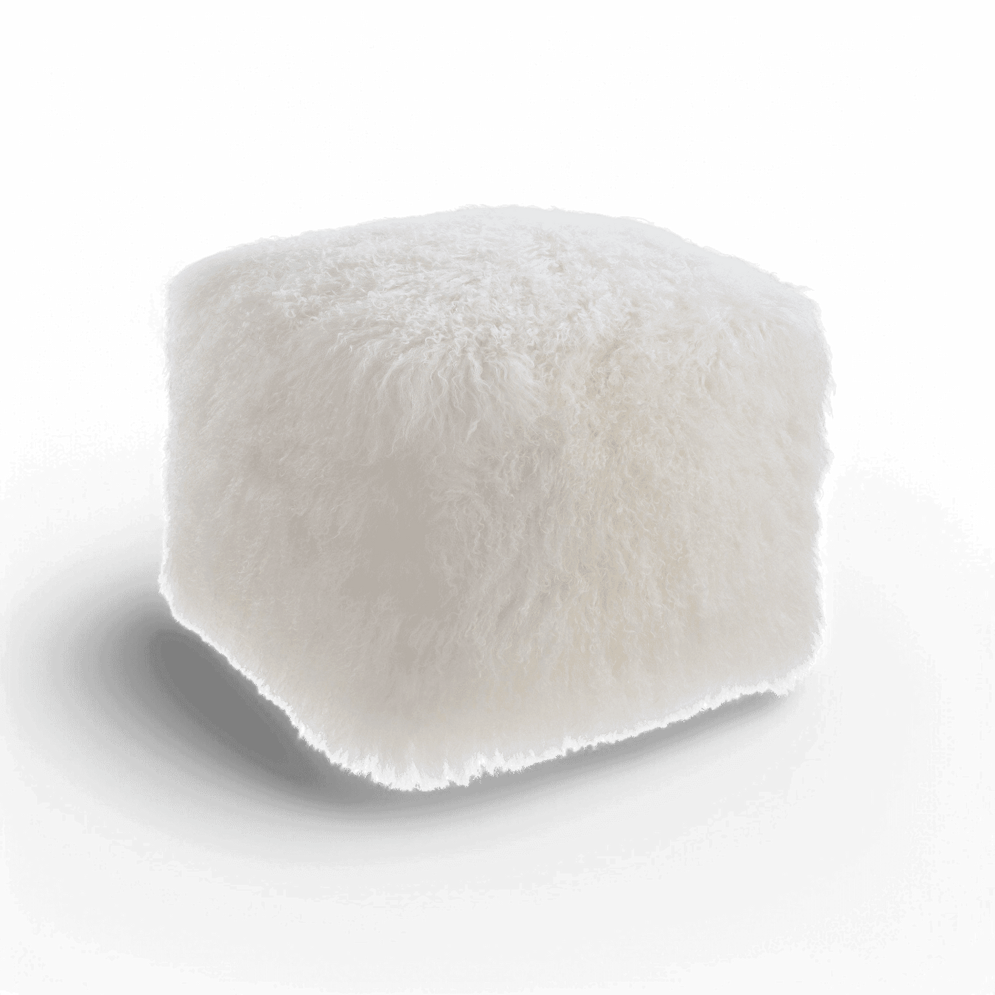 Regal Sheep White Pouf