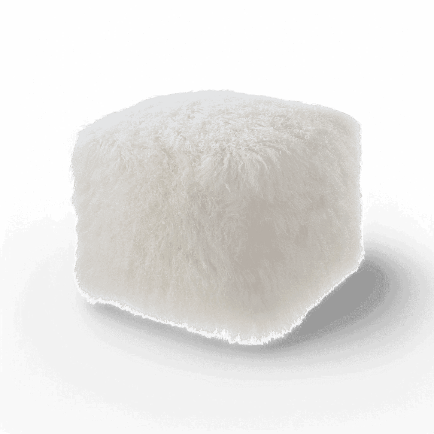 Regal Sheep White Pouf