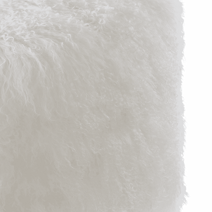 Regal Sheep White Pouf