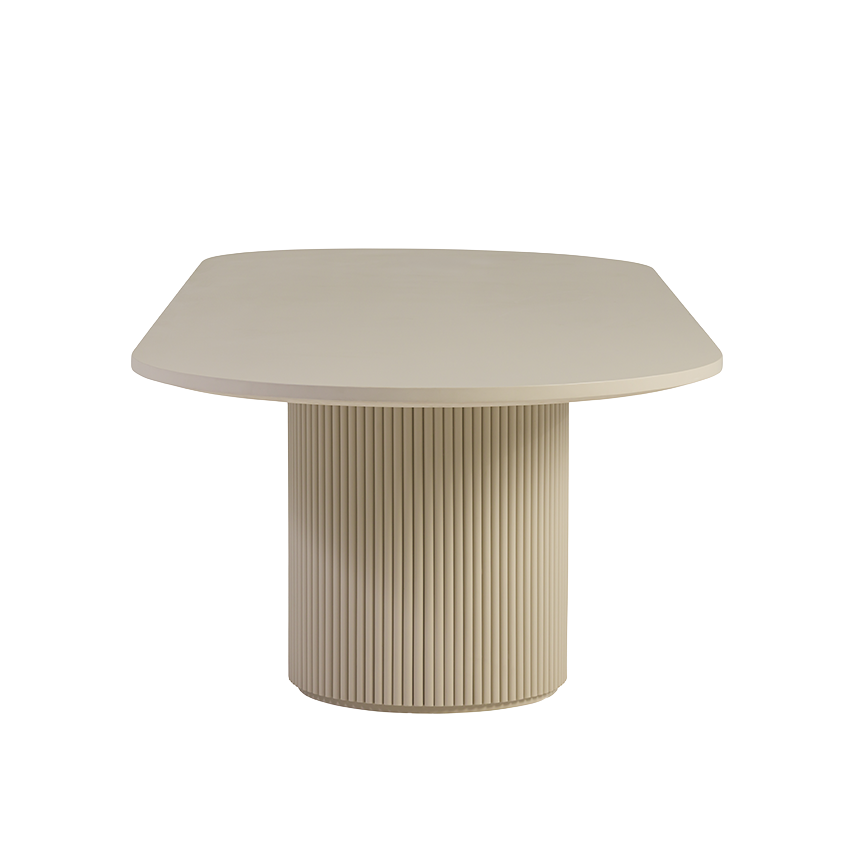 Oxford Rectangular XL Dining Table Alabaster