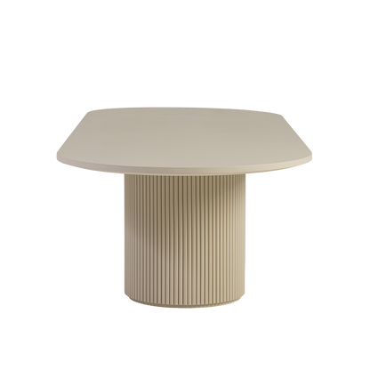 Oxford Rectangular XL Dining Table Alabaster