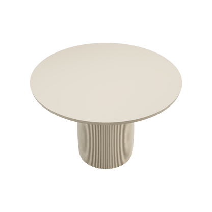 Oxford Round XS Dining Table Alabaster