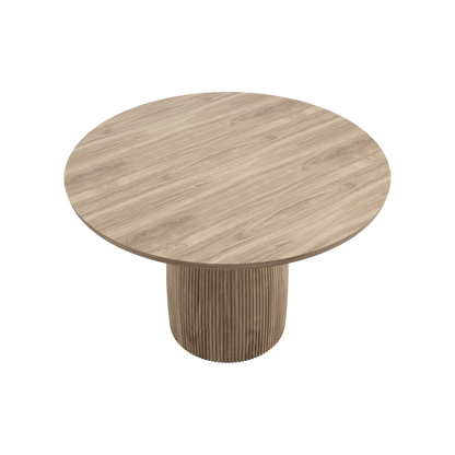 Oxford Round XS Dining Table Greige Oak