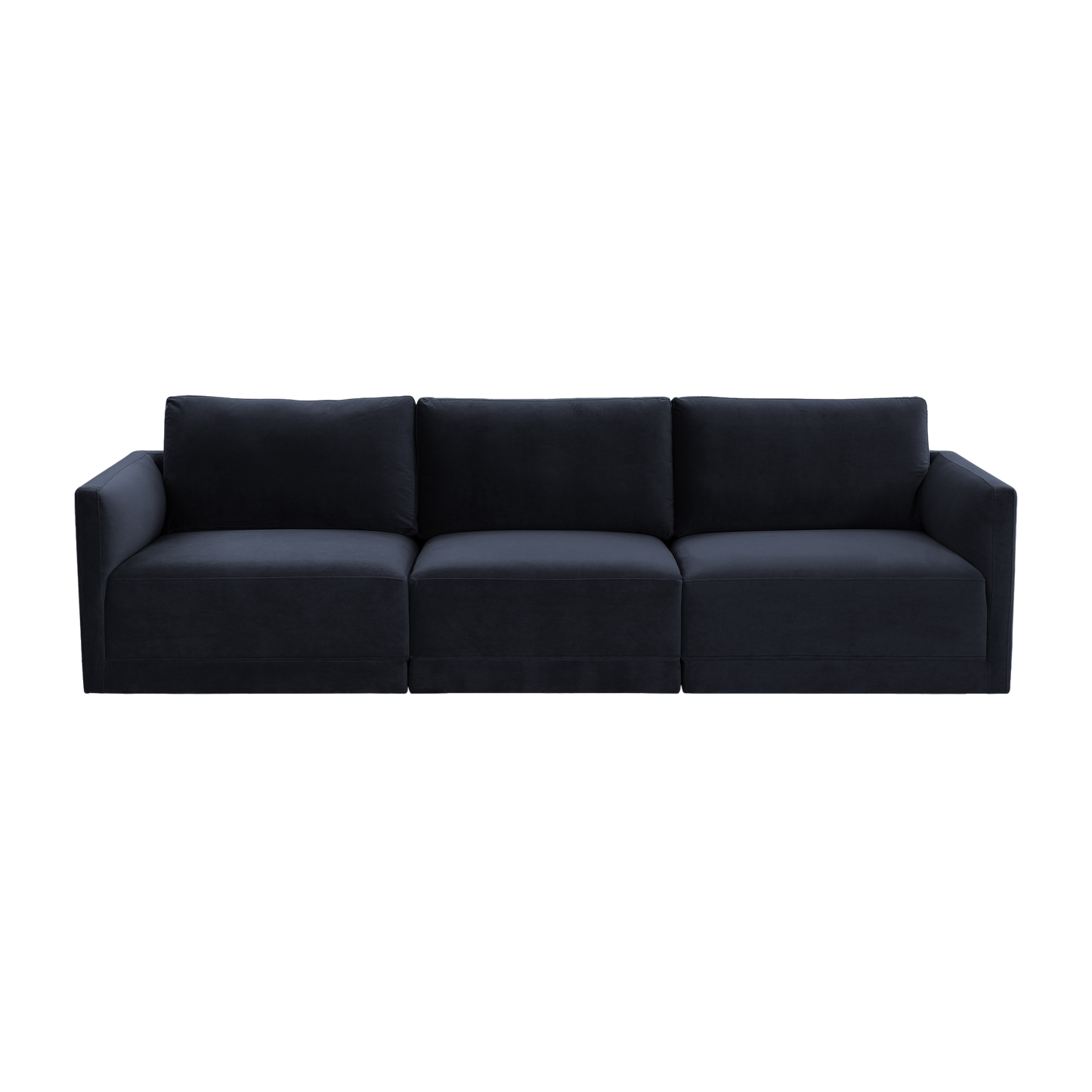 Valerio Velvet Modular Sofa Navy