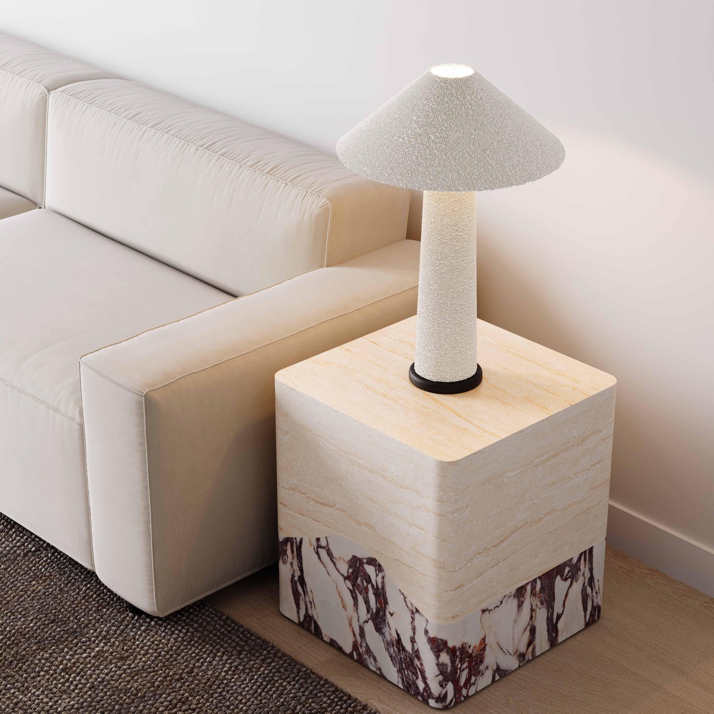 Regalia Microciment Indoor / Outdoor Side Table