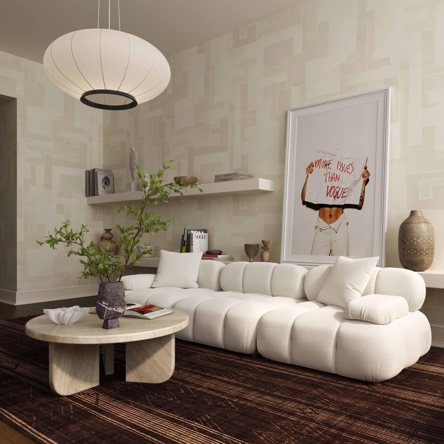 Solace Off White Modular Sofa