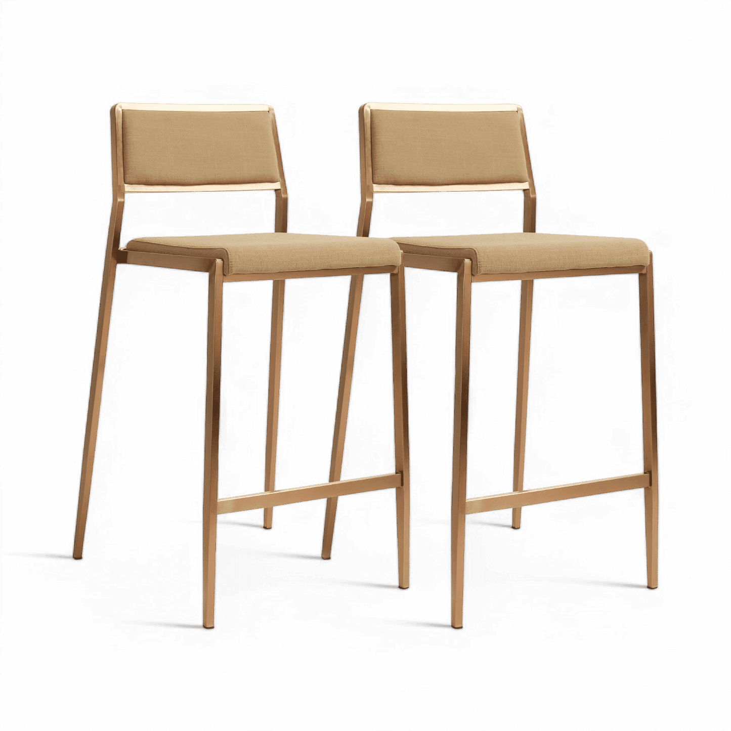 Elm Tan Stackable Stool - Set of 2