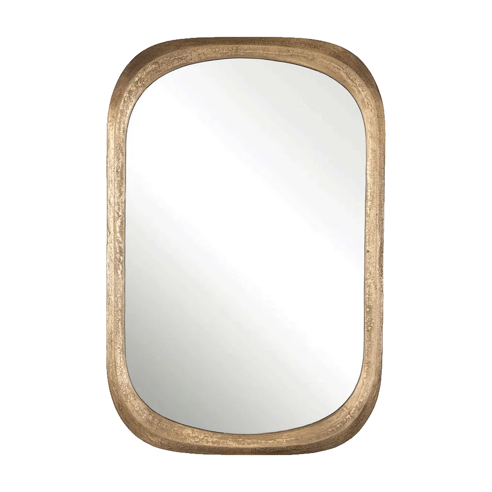 Silhouet Mirror Brass