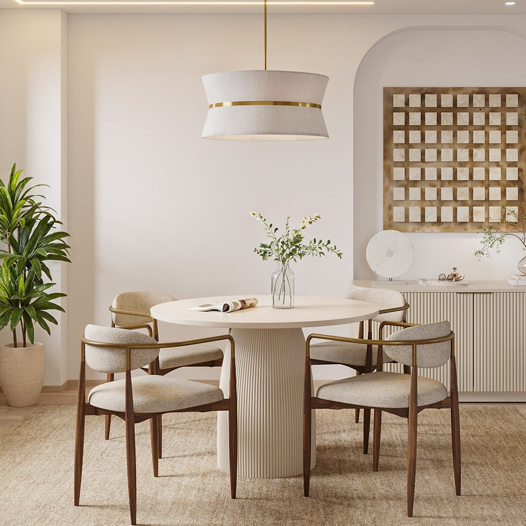 Oxford Round XS Dining Table Alabaster