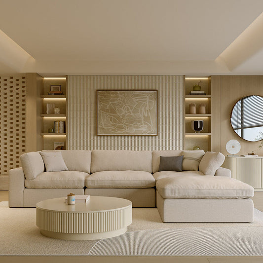 Bloom Sectional Modular Sofa Beige