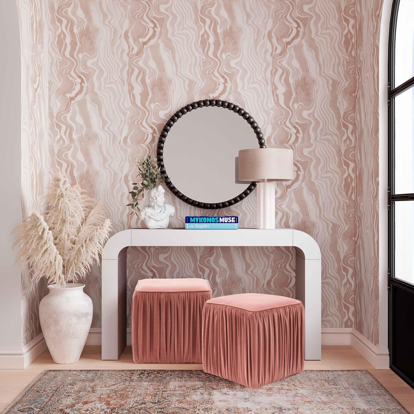 Oasis Off White Table Lamp