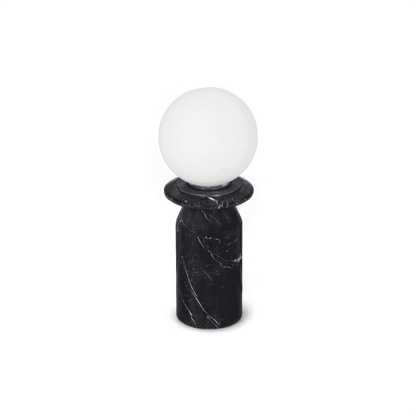 Solstice Onyx Black Marble Lamp