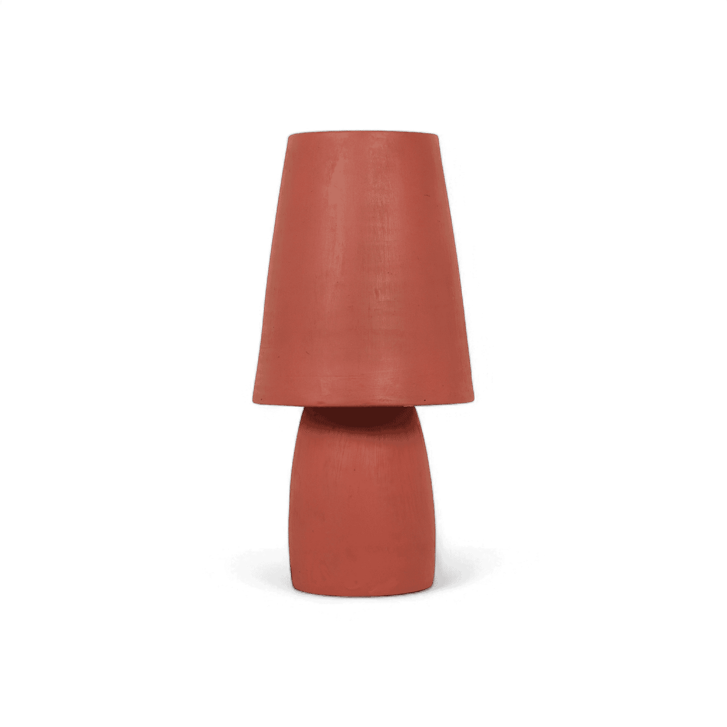 Zen Red Terracotta Table Lamp