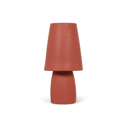 Zen Red Terracotta Table Lamp