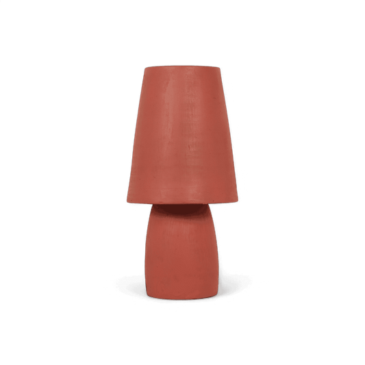 Zen Red Terracotta Table Lamp