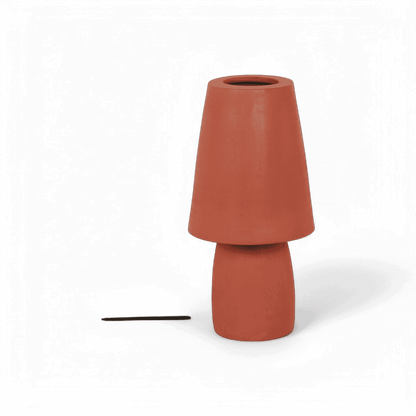 Zen Red Terracotta Table Lamp