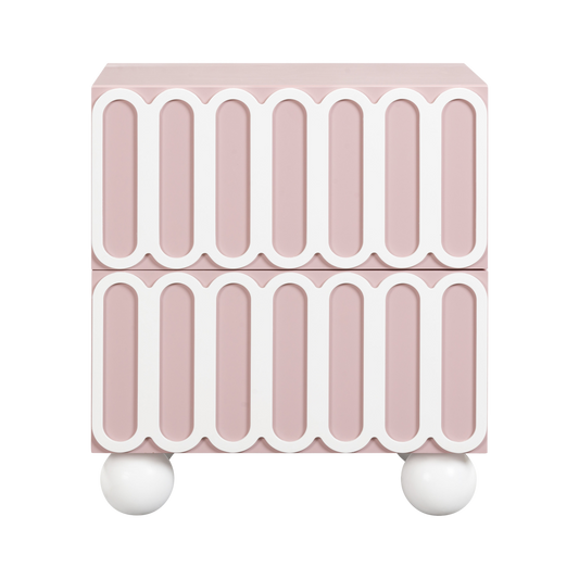 Valeria Pink Nightstand