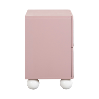 Valeria Pink Nightstand