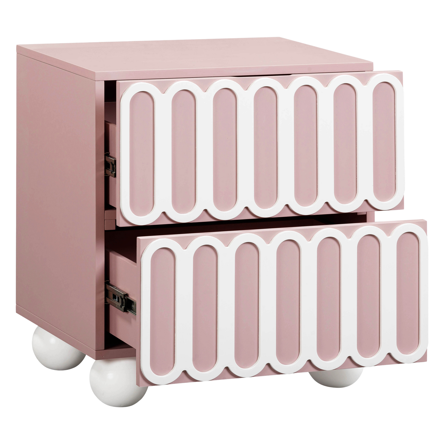 Valeria Pink Nightstand