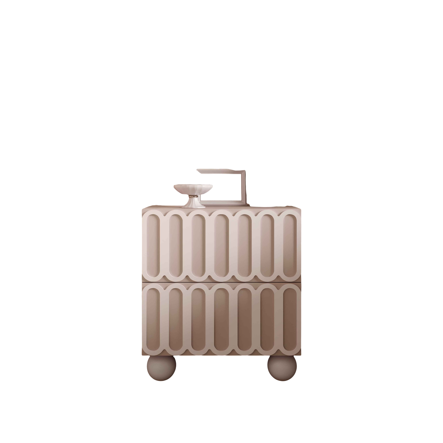 Valeria Taupe Nightstand