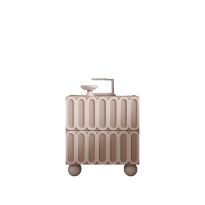 Valeria Taupe Nightstand