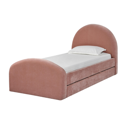 Valeria Rose Upcycled Chenille Twin Bed