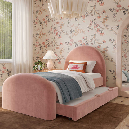 Valeria Rose Upcycled Chenille Twin Bed