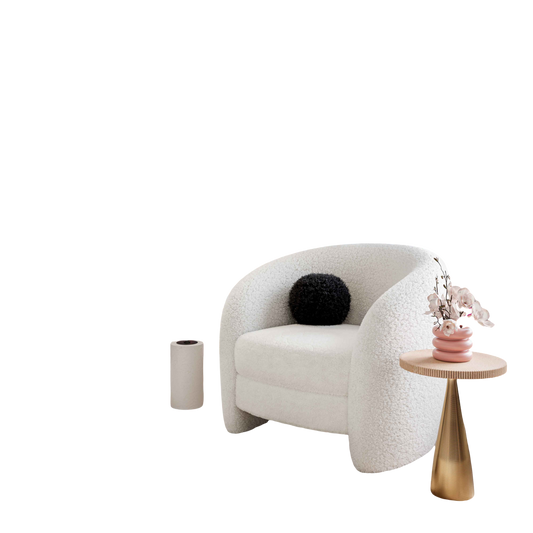 Boho Black Sheepskin 16 Pillow