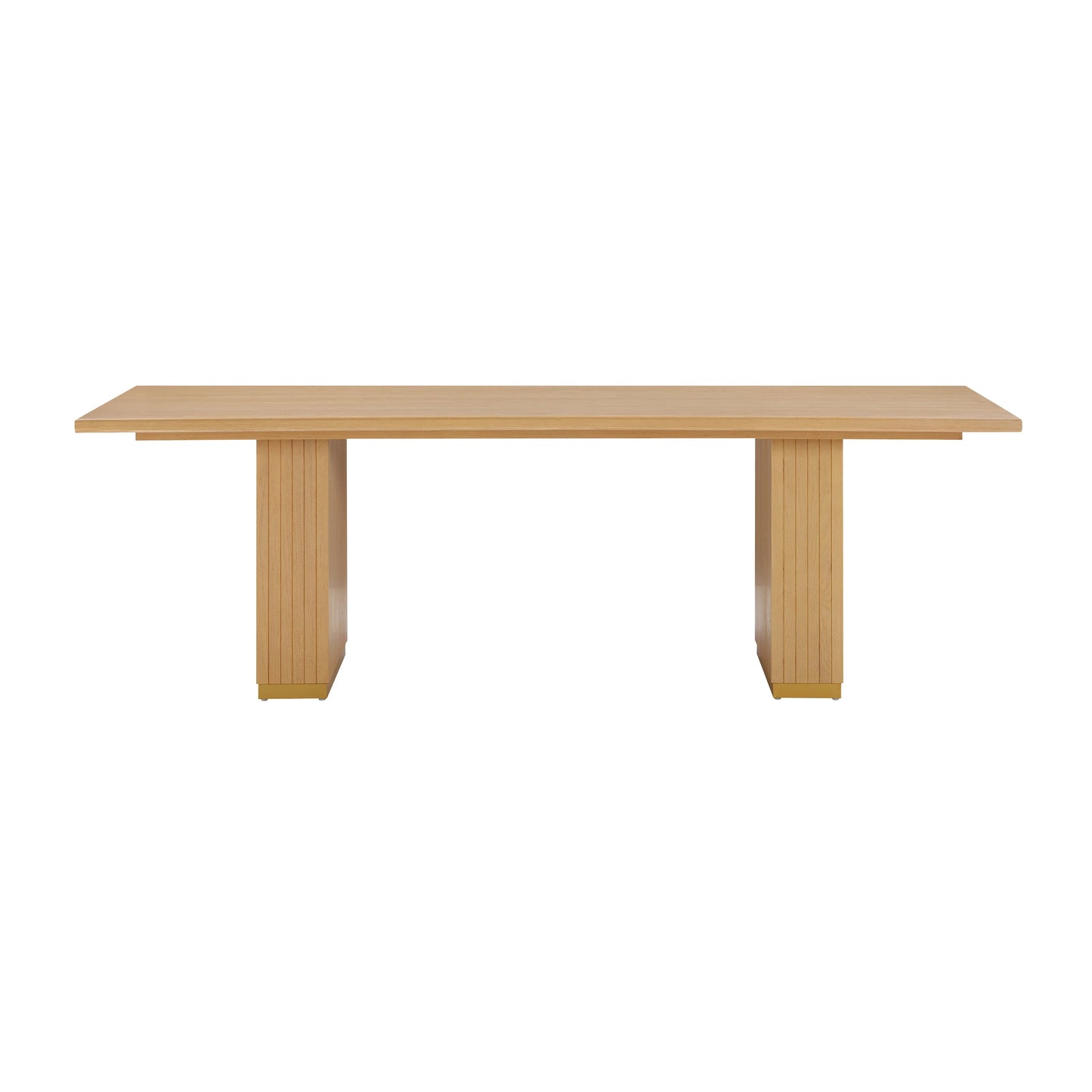 Elara Natural Oak Wood Rectangular Dining Table