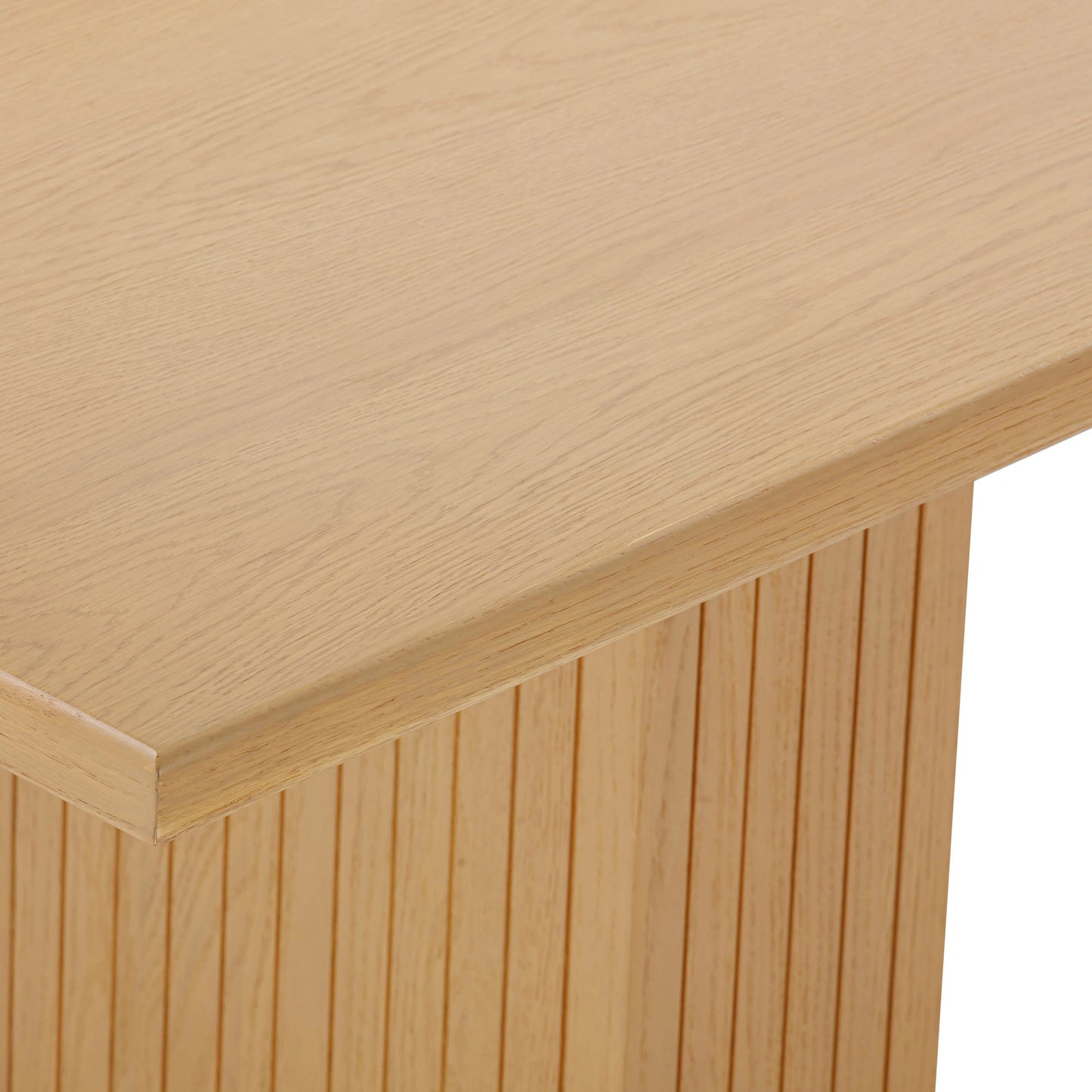 Elara Natural Oak Wood Rectangular Dining Table