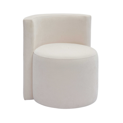 Lacey Velvet Rolling Desk Chair