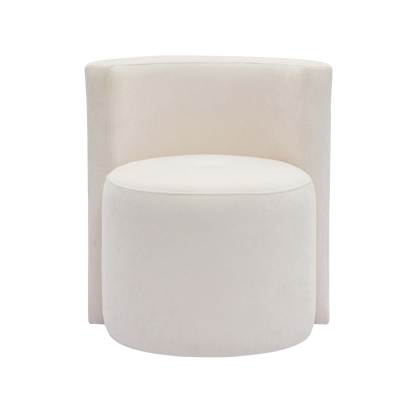 Lacey Velvet Rolling Desk Chair