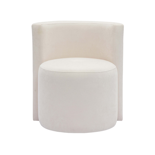 Lacey Velvet Rolling Desk Chair