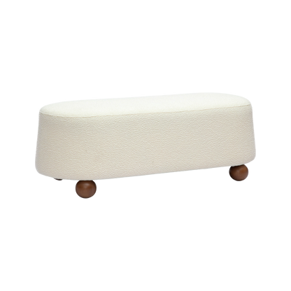 Mell Bench Cream Boucle