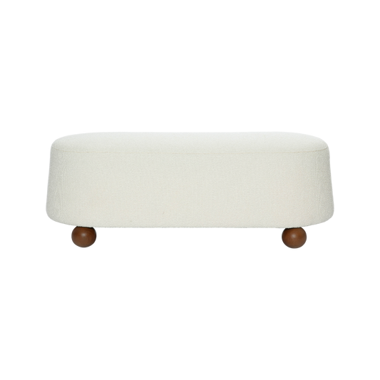 Mell Bench Cream Boucle